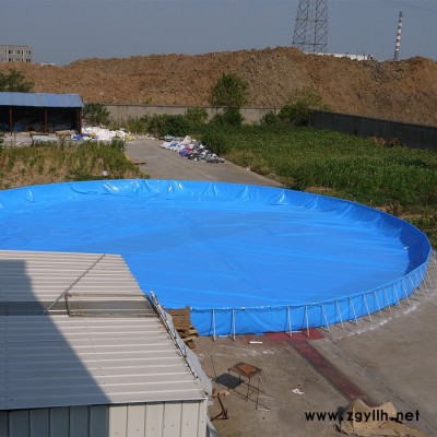 軟體假山水池 臨時噴泉支架敞口水袋 水囊 可折疊移動 方便安裝 支架水池