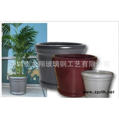 玻璃鋼方形花盆 商場裝飾組合花盆 古典家居擺設園藝玻璃鋼花壇