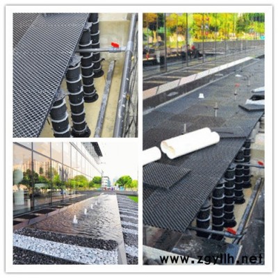 噴泉水景園林景觀水景石材支撐器，高度坡度可調節基座