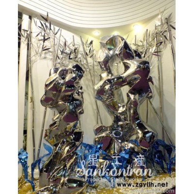 【星工產】不銹鋼雕塑 不銹鋼假山 戶外雕塑生產制作歡迎來圖訂制