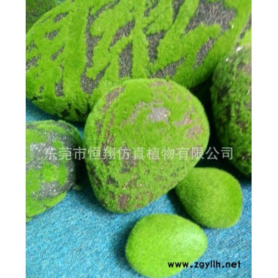 植毛 人造草仿真動物 石頭 大型樹脂假山 室內家裝擺飾 生產