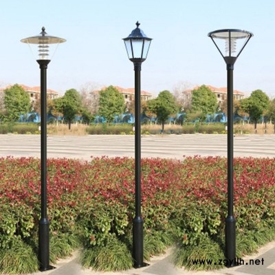 小區戶外防水防銹景觀庭院燈花園景區照明太陽能庭院燈 LED道路燈