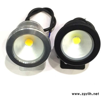 RGB水底燈 防水燈魚缸射燈 水下景觀燈汽車燈草地燈