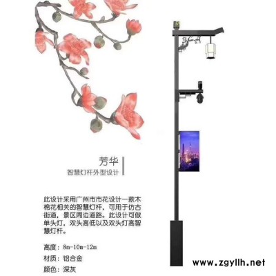 瑞成RC-ZHDG 智慧燈桿**智慧路燈 城市智慧照明 充電樁燈桿 物聯網 LED智能路燈