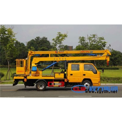 13米藍牌高空作業車 江鈴路燈維修車 信號燈安裝車