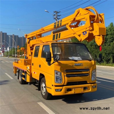 14米高空作業車路燈維修車曲臂車圖片