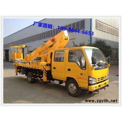 國六藍(lán)牌  18米路燈搶修登高作業(yè)車