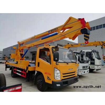 潤之星；江鈴國五 18米高空作業(yè)車路燈維修車