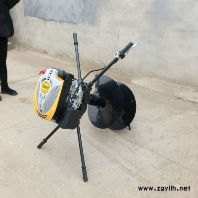 佳鑫機械 山坡植樹啟航挖坑機  路燈桿立柱鉆坑機 太陽能桿子打洞機廠家