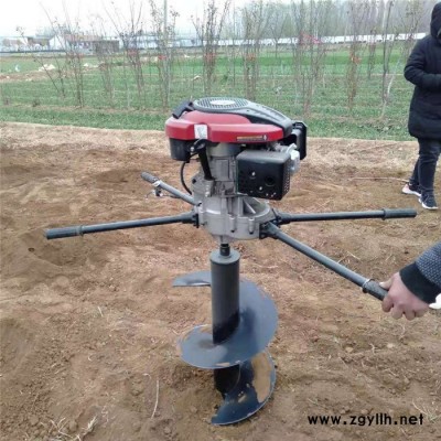 佳鑫機械 單人操作種樹地鉆機 路燈桿打坑打眼機 手提式植樹挖坑機價格