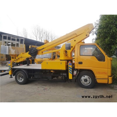 江鈴18米伸縮臂高空作業(yè)車 18米登高檢修車 18米路燈搶修車廠家電話