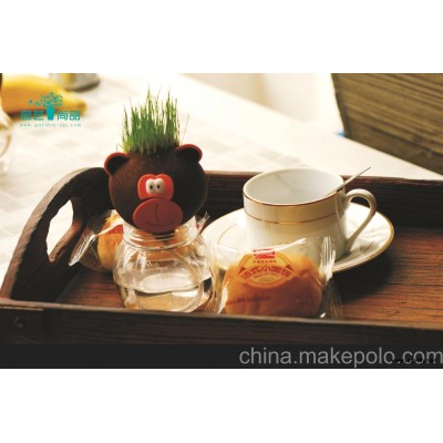 桌上迷你園藝 奇趣俱樂部-小貓-動物系列 時尚DIY 誠招加盟