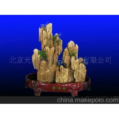 礦物晶山水盆景