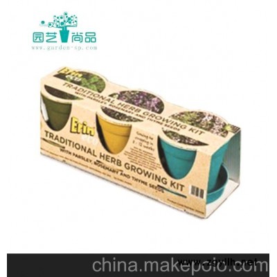 環(huán)保盆栽 DIY 種植 可種果蔬的環(huán)保花盆 新奇特禮品 居家園藝