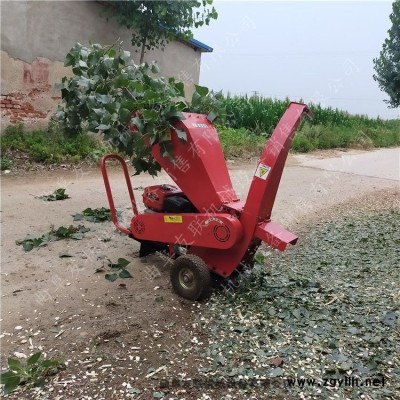 手推式樹杈粉碎機(jī) 林園使用樹杈粉碎機(jī) 果園桃樹梨樹修剪枝條粉碎機(jī)2