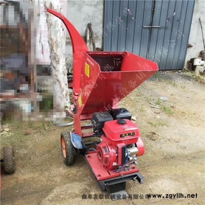 手推汽油柴油碎枝機大馬力果園農(nóng)場碎木機小區(qū)廢棄樹枝樹葉碎枝機