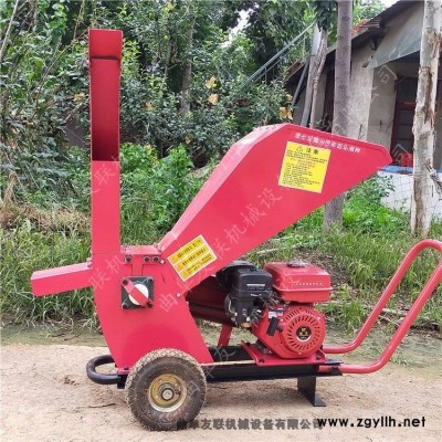 手推式柴油樹枝粉碎機(jī) 果園果木汽油碎枝機(jī) 葡萄藤條粉碎削片機(jī)型號(hào)齊全2