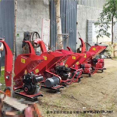 手推式高噴出料口干鮮枝葉破碎還田機(jī) 汽油170型苗圃雜枝粉碎機(jī) 干鮮枝葉破碎機(jī)4